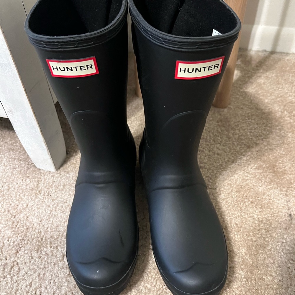 Hunter boots size 7